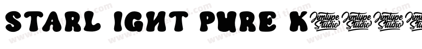 STARL IGHT PURE K字体转换
